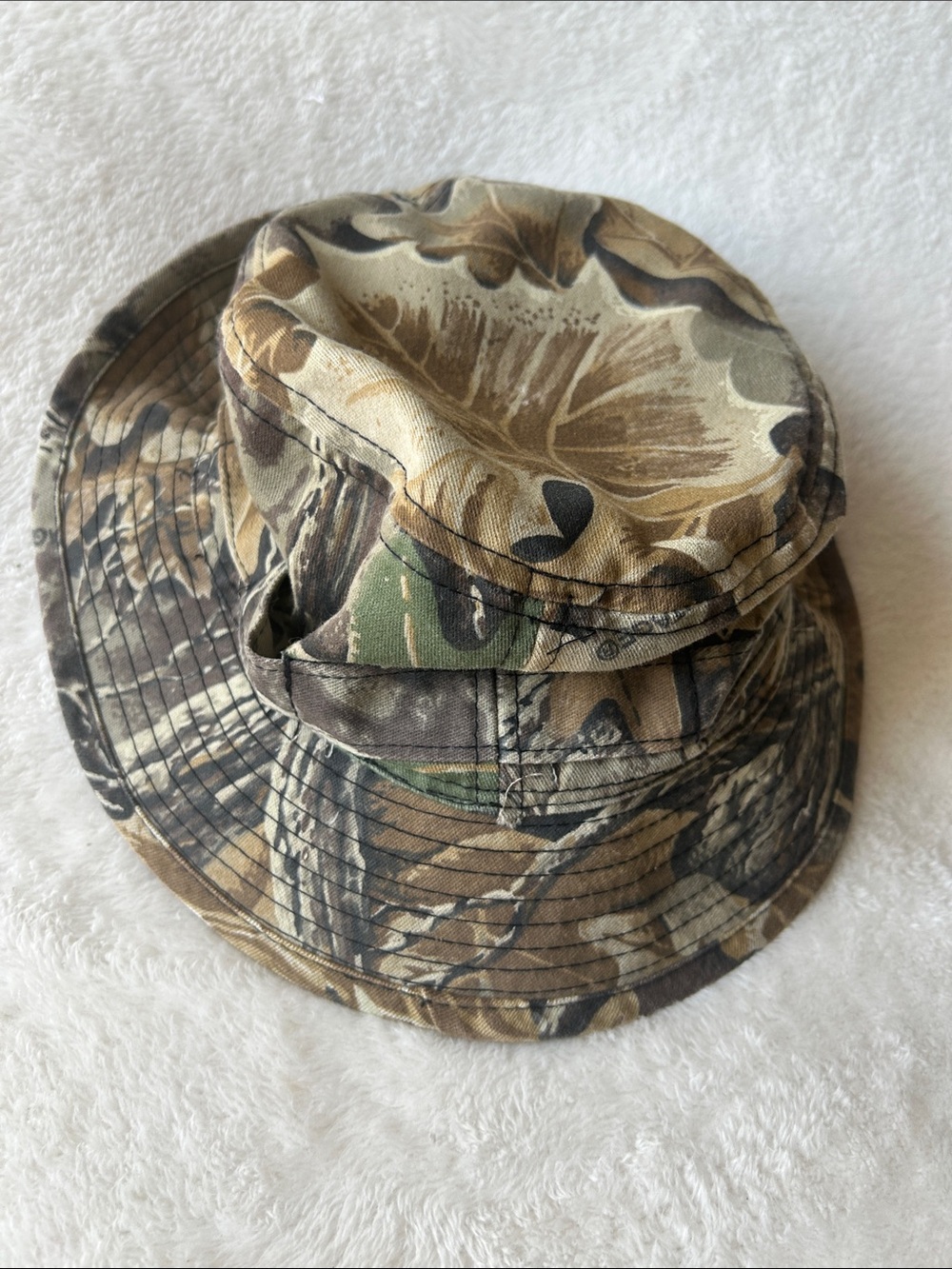 Outdoor cap company camouflage boonie/ bucket hat S/M
